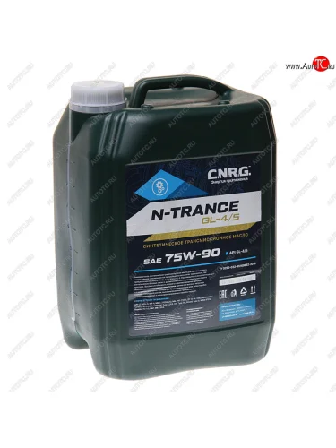 Масло трансмиссионное N-Trance GL-45 75W90 синт.10л CNRG CNRG cnrg-039-0010