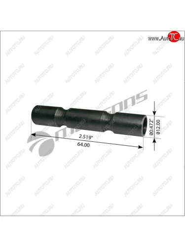 Палец RENAULT колодки тормозной (12x64мм) MANSONS MANSONS cp011s