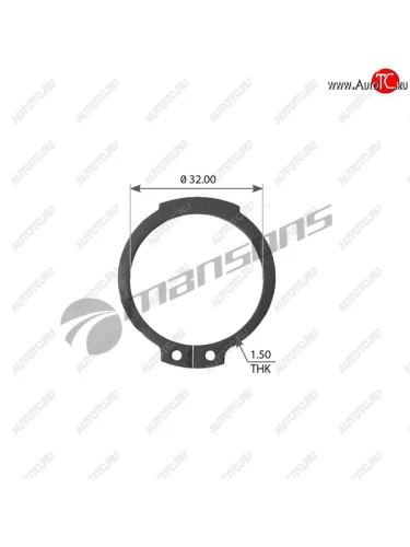Кольцо стопорное SAF SCANIA пальца тормозной колодки (32х1.5) MANSONS MANSONS cr03