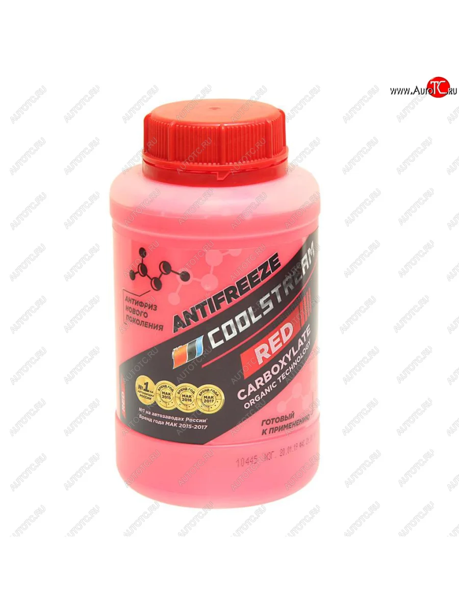 Антифриз красный -40C 0.9кг Red COOL STREAM COOL STREAM cs-010901-rd  в Самаре Самарской области