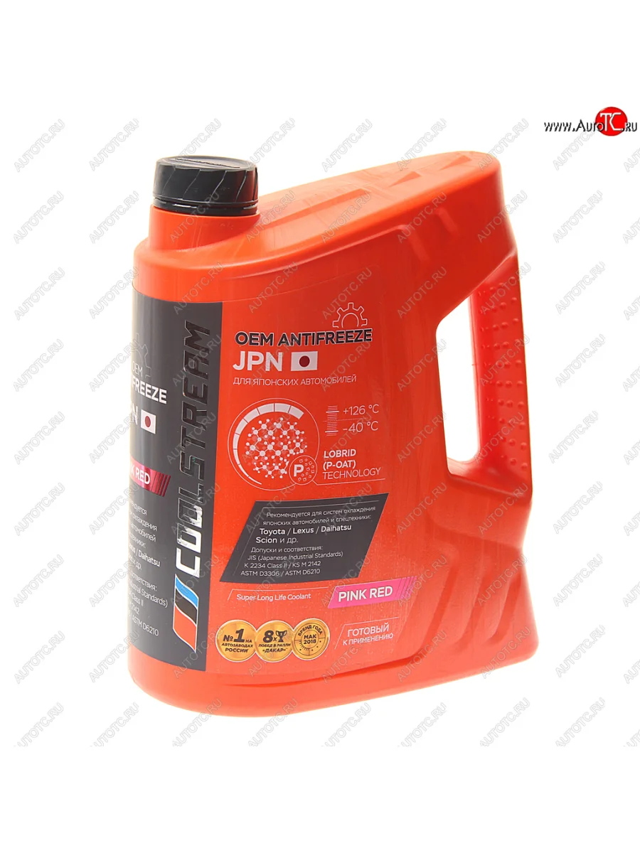 Антифриз красный -40C 5.3кг5л JPN COOL STREAM COOL STREAM cs-011002-rd  в Самаре Самарской области