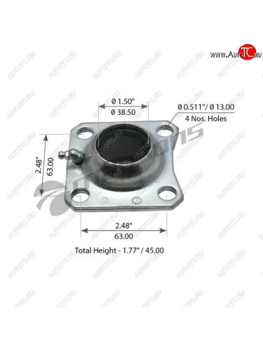 Обойма ROR втулки тормозного вала металлическая (86.50х86.5038х45) MANSONS MANSONS csb21