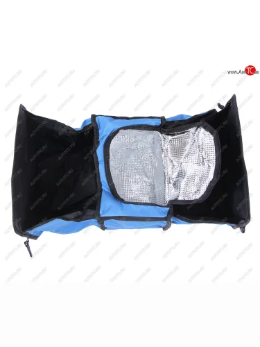 Органайзер в багажник с изотермическим отделом 55х32х30см складной синий NO NAME cto-066 синий