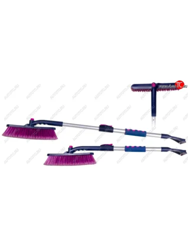 Щетка со скребком телескопическая 80-100см CITY UP  cu-ca-85  cu-ca-85