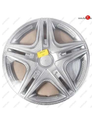 Колпак колеса R-15 серый ДАКАР комплект 4шт. NO NAME дакар r-15