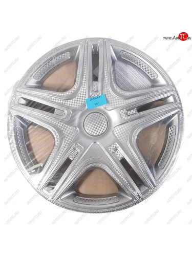 Колпак колеса R-16 серый ДАКАР комплект 4шт. NO NAME дакар r-16