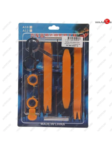 Съемник для демонтажа пластиковых элементов набор (12 предм.) DREAMCAR DREAMCAR dc-000-0000118