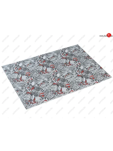 Шумоизоляция,вибропоглощение Dream Car 2 (0.5х0.7м) толщина 2мм, фольга 60мкм DREAMCAR DREAMCAR dc-2m0-s070050