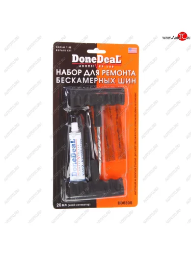 Набор для ремонта бескамерных шин DONE DEAL DONE DEAL dd0308