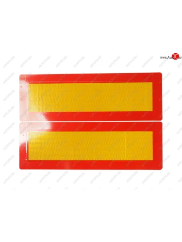 Табличка ДЛИННОМЕР 20х60см (2шт.) светоотражающая (призма) NO NAME длинномер 20х60