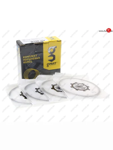 Кольца поршневые ГАЗ-3302 дв.УМЗ ЕВРО-4 d=100.0 (с низк.кольцами) компл. на дв.G-PART (ОАО ГАЗ) G-PART дм.42164-1000100