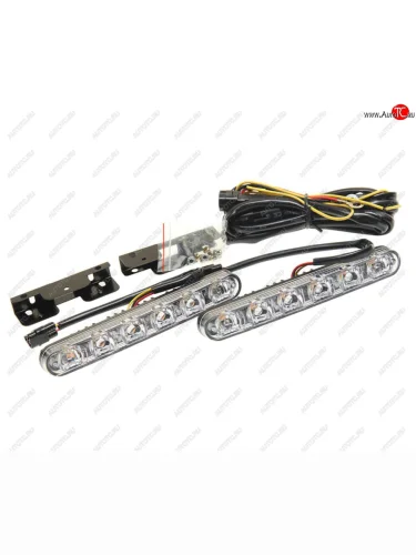 Огни ходовые дневного света 12V комплект ВЫМПЕЛ ОРИОН drl-hp-x6