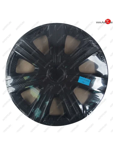 Колпак колеса R-16 черный ДТМ комплект 4шт. NO NAME дтм чер. r-16