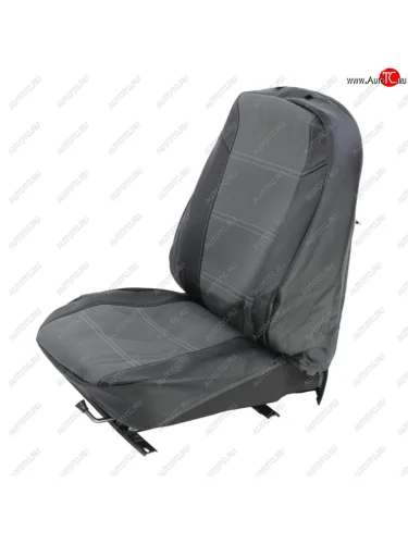 Авточехлы RENAULT Duster,Sandero (08-12) экокожа задняя спинка 40х60 черно-серые PANDORA-A PANDORA-A dustersandero1