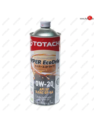 Масло моторное HYPER ECODRIVE SPGF-6A 0W20 синт.1л TOTACHI TOTACHI e0101