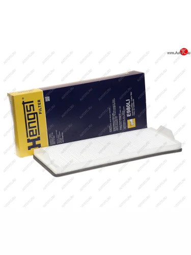 Фильтр воздушный салона КАМАЗ-5490 MERCEDES Atego,Axor,Econic (454х190х56мм) HENGST HENGST e980li