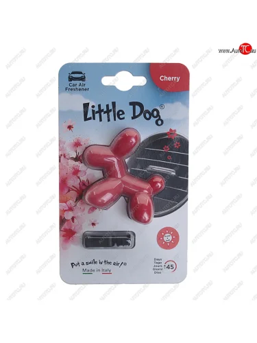 Ароматизатор на дефлектор полимерный (Вишня) Little Dog DRIVE INT DRIVE INT ed0404
