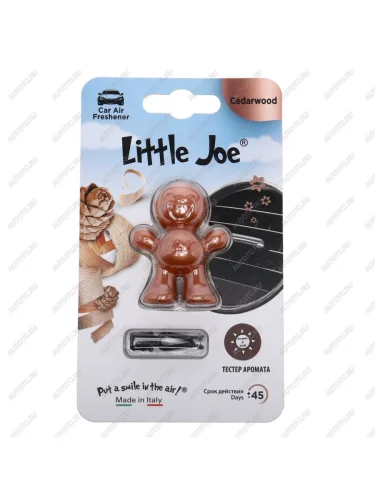 Ароматизатор на дефлектор полимерный (Кедровое дерево) Little Joe Metallic DRIVE INT DRIVE INT ef1919