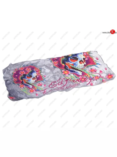 Шторка автомобильная для лобового стекла 144х66см светоотражающая Beautiful Ghost ED HARDY ED HARDY eh-00738