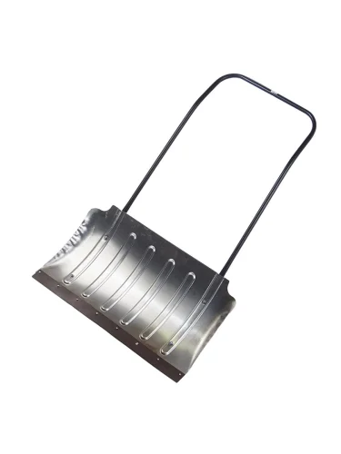 Лопата снеговая алюминиевая 500х350мм с алюминиевым черенком ЭЛИТА  элита