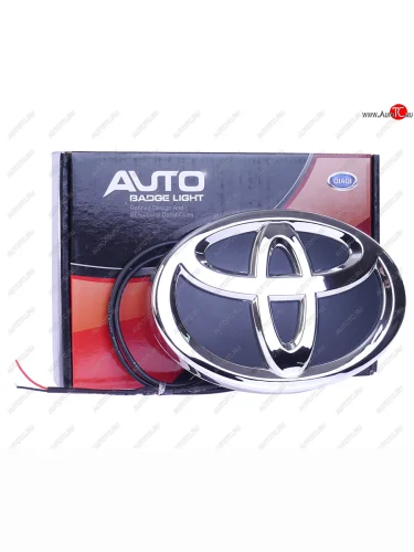 Эмблема автомобильная TOYOTA Highlander с подсветкой 12V  эмблема tayota highlander
