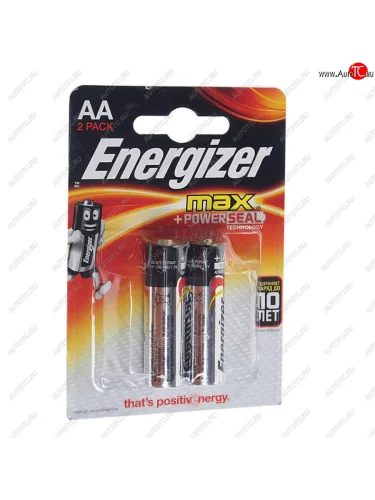 Батарейка AA LR6 1.5V блистер (2шт.) Alkaline ENERGIZER ENERGIZER en-lr6бл ENERGIZER en-lr6бл