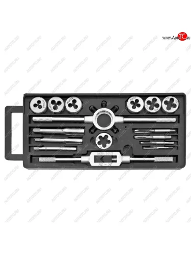 Набор метчиков и плашек метрический 16 предметов ЭВРИКА ЭВРИКА er-00161