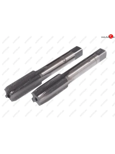 Метчик М12x1.0мм комплект 2шт. в пластиковом футляре ЭВРИКА ЭВРИКА er-01210m