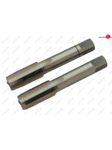 Метчик М16x1.5мм комплект 2шт. в пластиковом футляре ЭВРИКА ЭВРИКА er-01615m