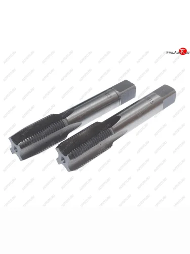 Метчик М18x1.5мм комплект 2шт. в пластиковом футляре ЭВРИКА ЭВРИКА er-01815m