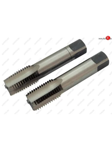 Метчик М24x3.0мм комплект 2шт. в пластиковом футляре ЭВРИКА ЭВРИКА er-02430m