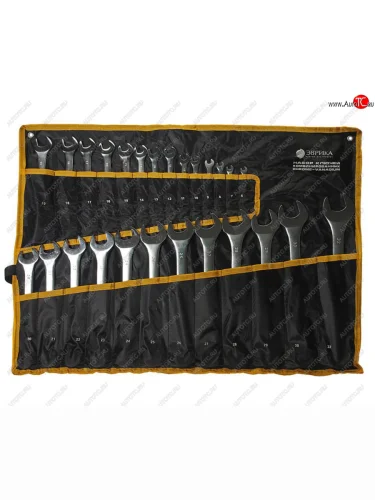 Набор ключей комбинированных 6-32мм 26 предметов в сумке сатинированных ЭВРИКА ЭВРИКА er-31260