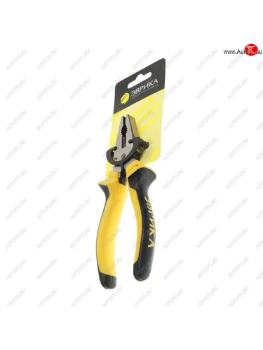 Пассатижи 153мм комбинированные с боковыми кусачками ЭВРИКА ЭВРИКА er-60036