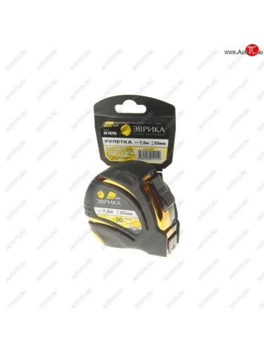 Рулетка 7.5м 25мм металлический корпус, автоблокировка профессиональная Pro-Grade S70G ЭВРИКА ЭВРИКА er-70725