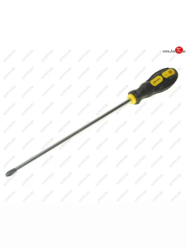 Отвертка крестовая PH 3.0х250мм магнитная с противоскользящей ручкой ЭВРИКА ЭВРИКА er-7dh-16