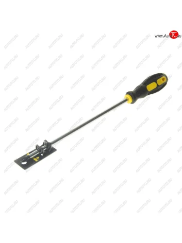 Отвертка крестовая PH 3.0х250мм магнитная с противоскользящей ручкой (сталь CrV) с держателем ЭВРИКА ЭВРИКА er-7dh-16h