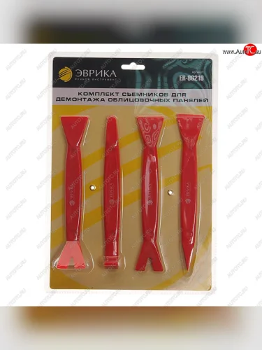 Набор инструментов для демонтажа дверных панелей 4 предмета ЭВРИКА ЭВРИКА er-86219