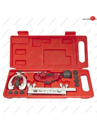 Набор для развальцовки трубок 10 предметов (4,4.75,6,8,10,12,14мм) в кейсе ЭВРИКА ЭВРИКА er-86410