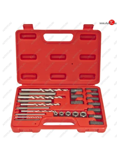 Набор экстракторов в кейсе 25 предметов ЭВРИКА ЭВРИКА er-86509