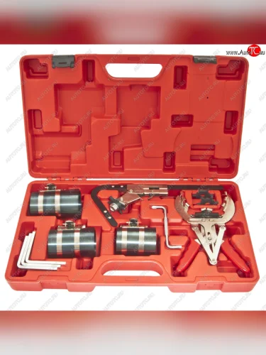 Набор инструментов для замены поршневых колец 11 предметов в кейсе ЭВРИКА ЭВРИКА er-86618