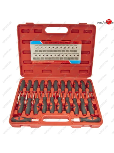 Набор приспособлений для демонтажа электрических разъемов 23 предметов в кейсе ЭВРИКА ЭВРИКА er-86716