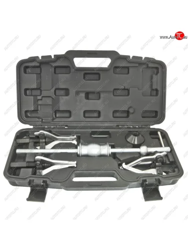 Набор съемников подшипников с внутр.внешним захватом,обр. молотком 15-80мм в кейсе 5 предм. ЭВРИКА ЭВРИКА er-86846