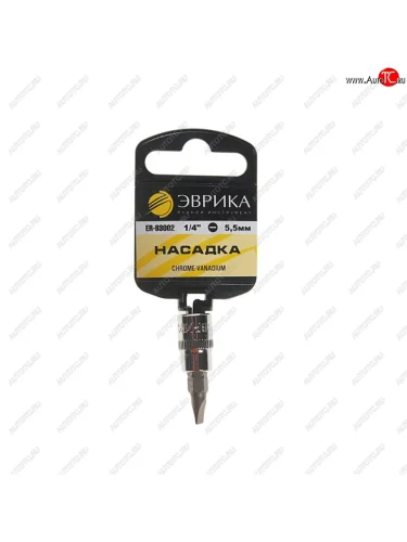 Бита-головка 14 SL5.5 L=37мм с держателем ЭВРИКА ЭВРИКА er-93002h