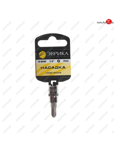 Бита-головка 14 PH3х37мм с держателем ЭВРИКА ЭВРИКА er-93103h
