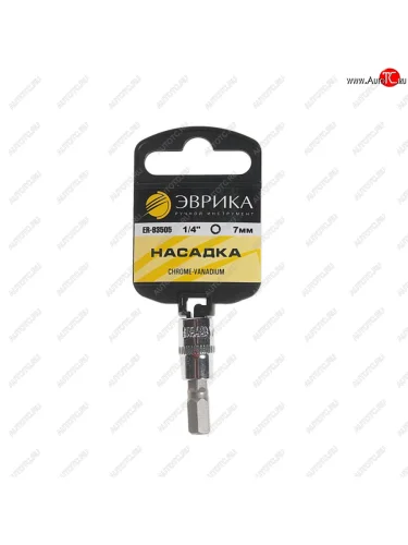 Бита-головка 14 HEX H7х37мм с держателем ЭВРИКА ЭВРИКА er-93505h