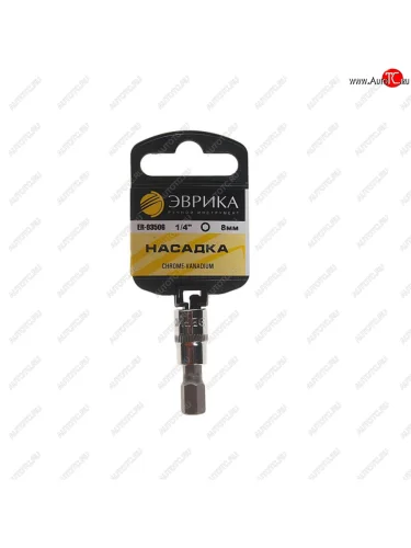 Бита-головка 1/4 HEX H8х37мм с держателем ЭВРИКА ЭВРИКА er-93506h ЭВРИКА er-93506h