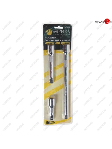 Набор удлинителей 12 75-250мм 3 предмета ЭВРИКА ЭВРИКА er-95240
