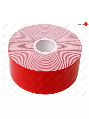 Скотч двухсторонний 40ммх5м красный профессиональный MEGAPOWER MEGAPOWER-AUTOMOTIVE et-405pro
