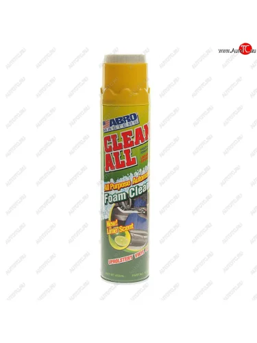 Очиститель обивки салона универсальный 650мл пенный с щеткой ABRO ABRO fc-650