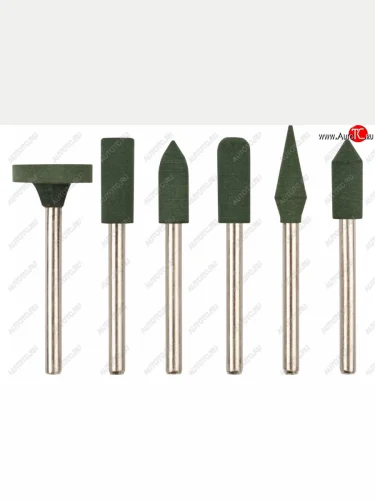 Набор насадок для гравера 125мм корунд 6шт. FIT FIT fit-36923